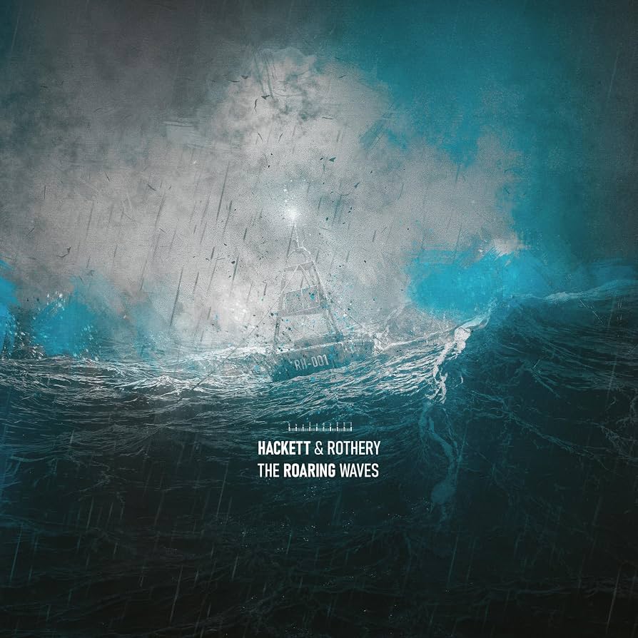 STEVE HACKETT & STEVE ROTHERY The Roaring Waves 2026 album cover artwork