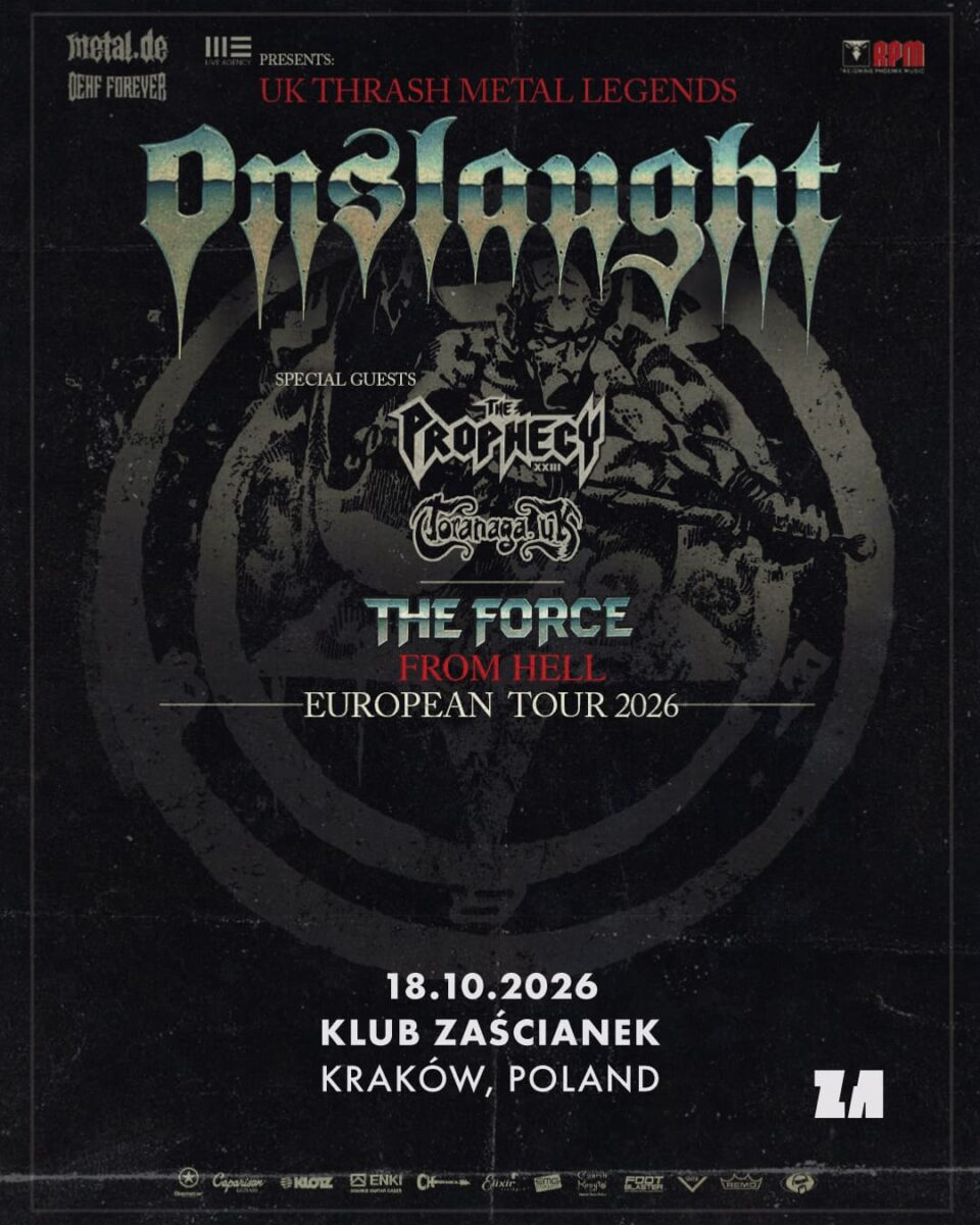 onslaught kraków 2026 koncert kraków plakat poster