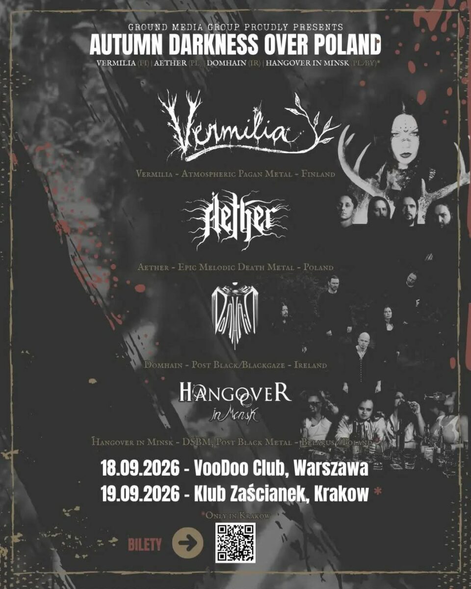 vermilia koncert kraków warszawa plakat poster 2026
