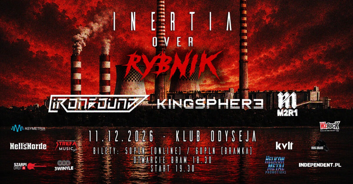 Inertia Over Rybnik, Klub Odyseja 11.12.2026 KINGSPHERE plakat poster(1)