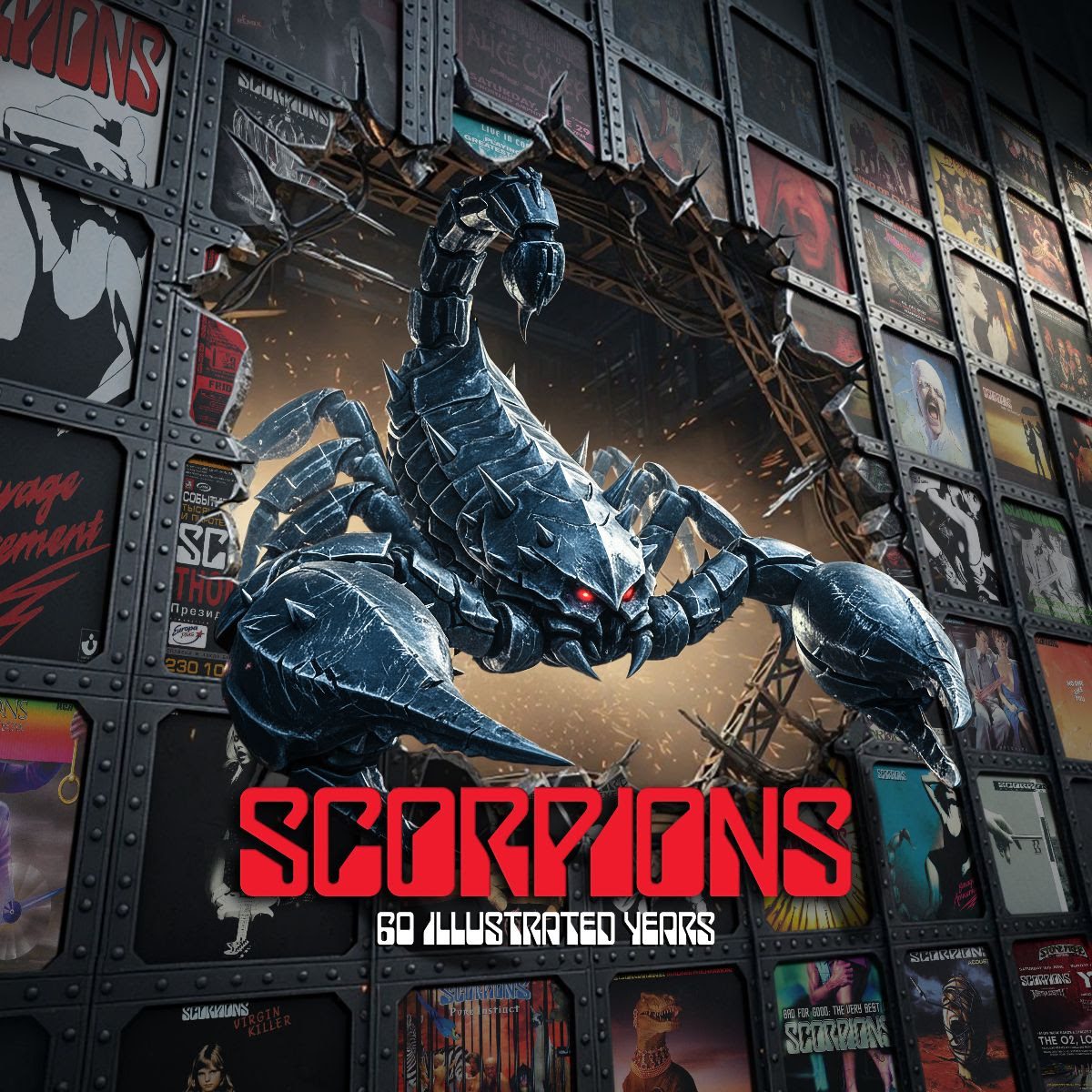 SCORPIONS - 60 ILLUSTRATED YEARS: new, official, fully illustrated book