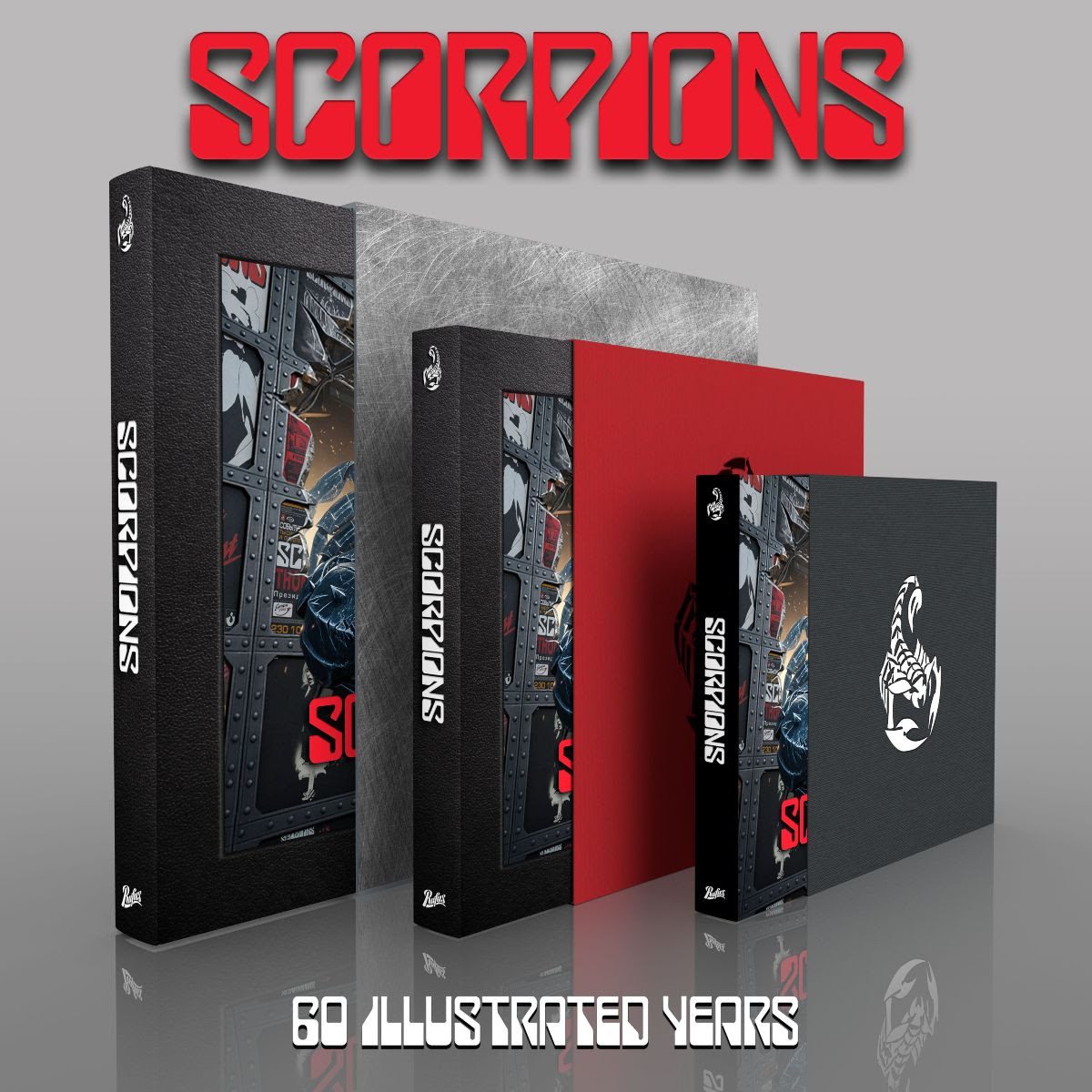 SCORPIONS - 60 ILLUSTRATED YEARS: new, official, fully illustrated book