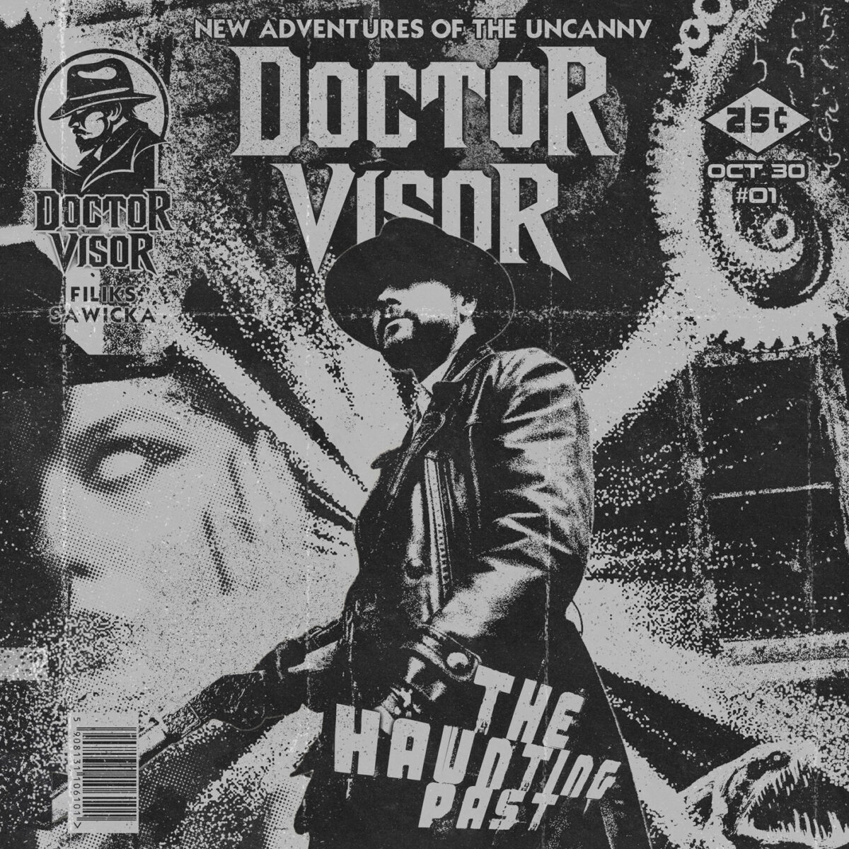 DOCTOR VISOR The Haunting Past EP 2026 cover artwork