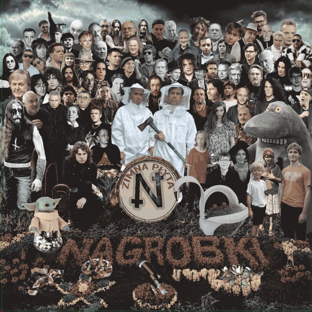 NAGROBKI - Zimna płyta 2026 album cover artwork 1500px