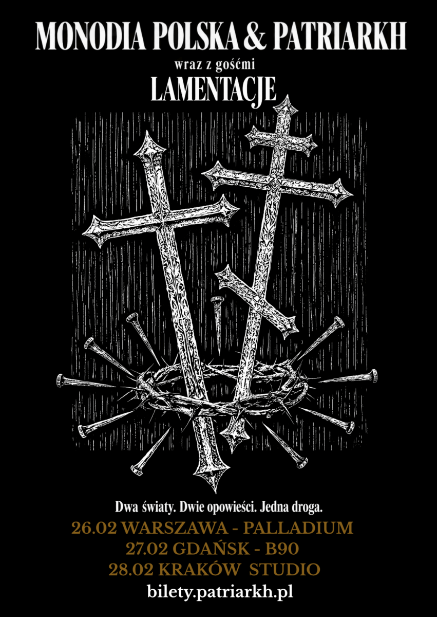 PATRIARKH + MONODIA POLSKA - lamentacje 2027 tour koncerty plakat poster(1)
