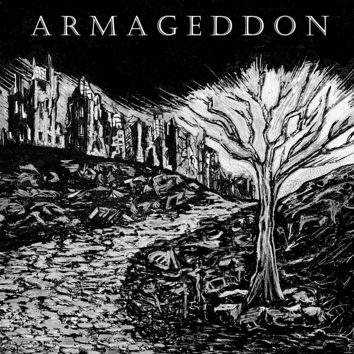 PSYCHOTIC OUTSIDER armageddon 2026 album cover artwork