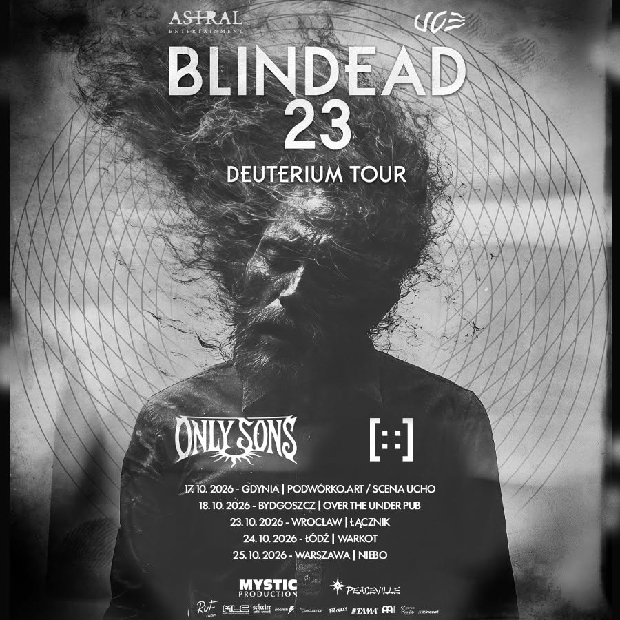 blindead 23 deuterium tour 2026 plakat poster