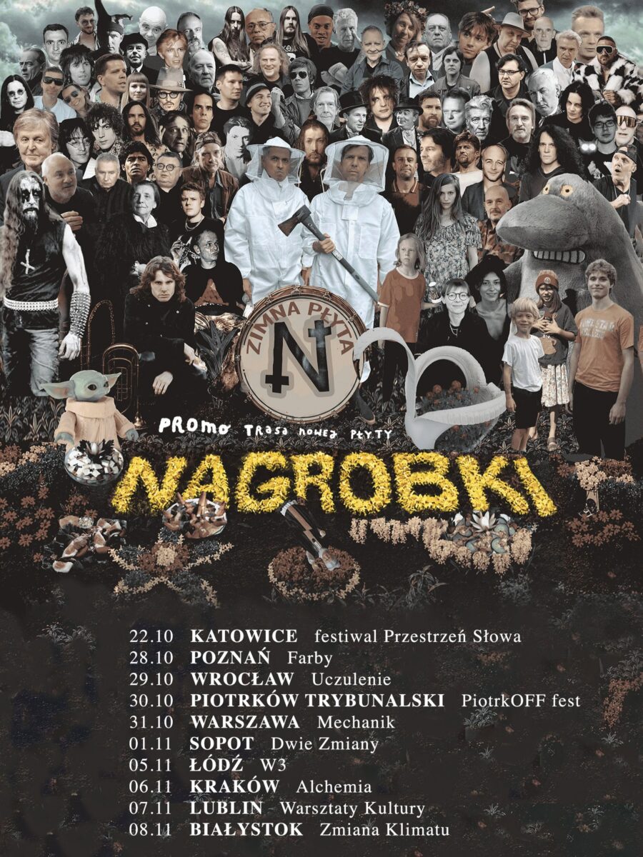 nagrobki zimna płyta 2026 nowa płyta trasa koncertowa tour